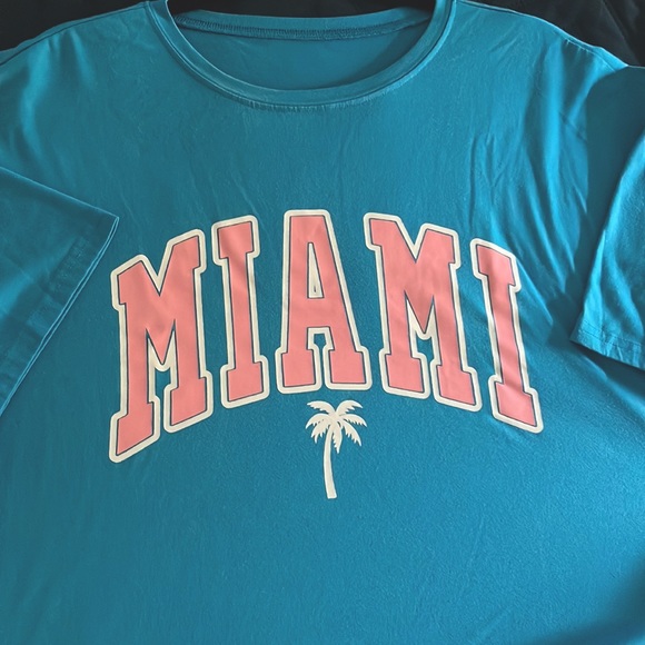 SHEIN Tops - Miami T-Shirt (Size: Medium)